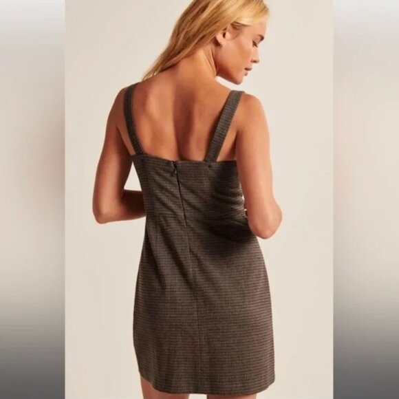 ✨ Abercrombie & Fitch 90’s Menswear Pinafore Dress - Size Large ✨ - Picture 11 of 12